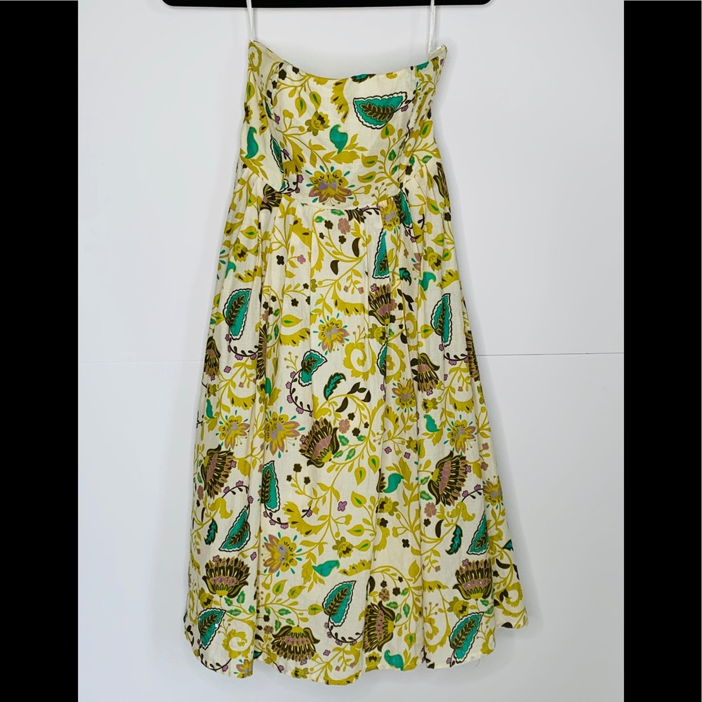 Strapless Floral lined Dress 2